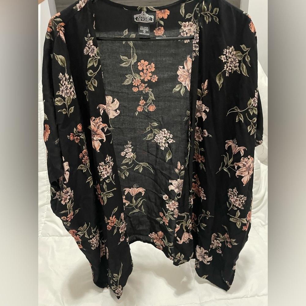 Angie Floral Kimono Cardigan